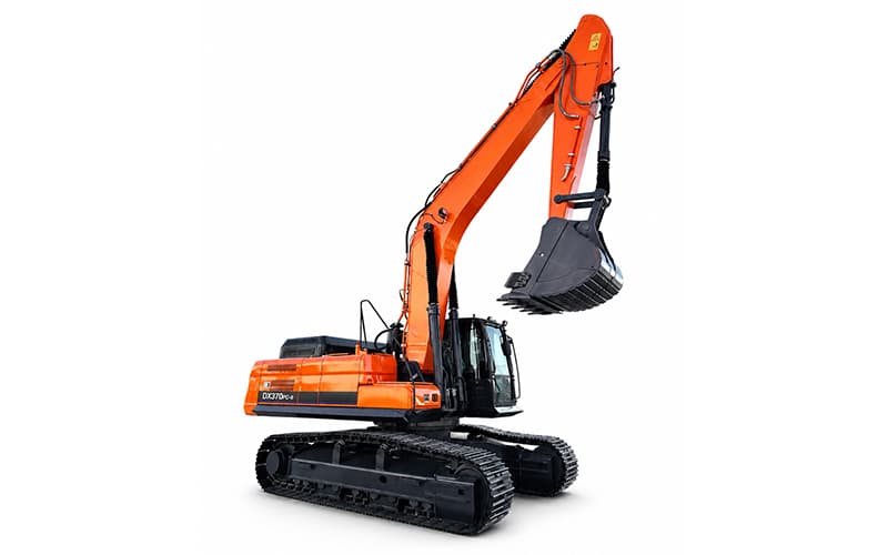 کان کنی میں ہارڈ راک کا نیمیسس! DX370PC-9 (35.6-ٹن کھدائی کرنے والا): ایک دن میں کان کے پورے حصے کو صاف کریں۔